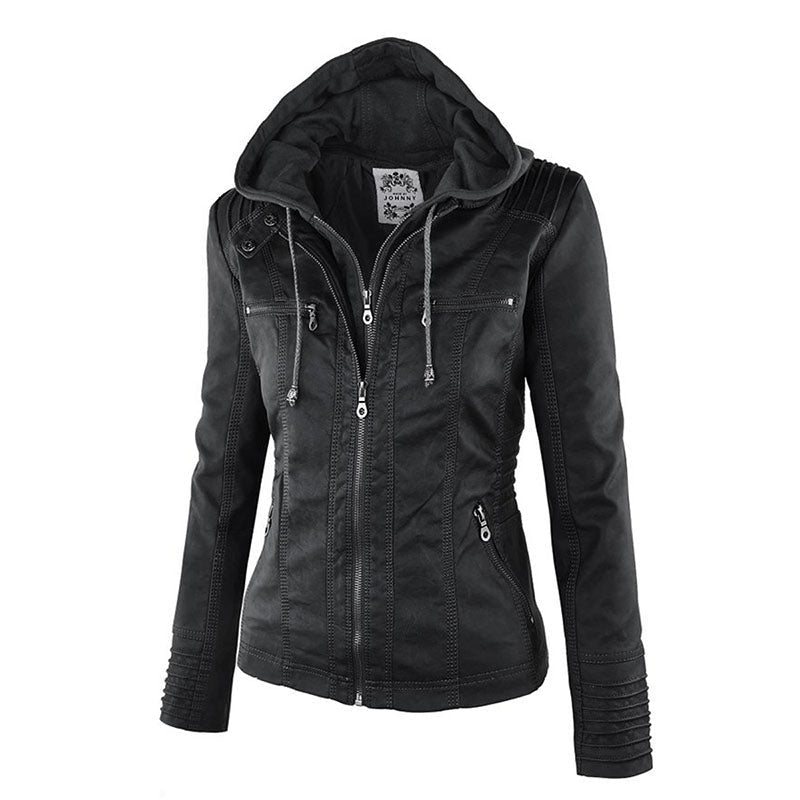 Veste en Cuir Pour Femme - Sent 2024